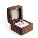 thumbnail image 1 of Caja De Madera Nogal Para Un Anillos De Boda O Compromiso CAFE BLANCO, 1 of 5