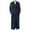Navy, variant on JNGSA Long Sleeve Nightgowns For Women Terry Cloth Robes For Women Autumn And Winter Flannel Thick Loose Zipper Couple Long Bathrobe Home Service Clearance