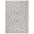 thumbnail image 2 of Safavieh Courtyard Nanda Botanical Indoor/Outdoor Area Rug, Natural/Blue, 8' x 11', 2 of 9