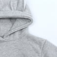 thumbnail image 6 of Godderr 4-12Y Kids Toddler Baby Pullover Hoodie Sweatshirt for Boys Girls Fleece Bear Ears Jackets Newborn Solid Color Autumn Style Sweatsuit, 6 of 6