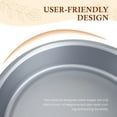 thumbnail image 6 of Cartman Nonstick Grey Bakeware Set 9-pieces with Round/Square Cake Pan,Loaf Pan,6/12 Cup Muffin Pan,Cookie Sheet,Roast Pan,Brush and Spatula Set,Carbon Steel Bake Set, 6 of 7