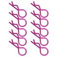 thumbnail image 3 of Fosa Brass Instrument Parts Accessories Professional RC Car Shell Clip R‑Shape Metal Body Clips Pins For 1/5 1/6 1/8 1/10, 3 of 8