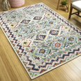 thumbnail image 3 of Kaleen Sunice Collection 2' x 4' Ivory Floral Outdoor Rug, 3 of 7