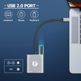 thumbnail image 5 of VCOM USB C to Dual HDMI Adapter Support MST, 4K@60Hz and Dual 4K@30Hz, Type C to HDMI Converter with USB 2.0, 100W PD Charging Port, Compatible with Thunderbolt 3 Port, MacBook Pro/Air, iPad Pro, 5 of 8