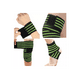 thumbnail image 2 of Rodillera Elástica LAB.G Vendas 1 Par Bandas Deportiva Rodilla Gym verde/negro, 2 of 4