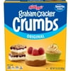 Kellogg's Graham Cracker Original Crumbs, Delicious in Dessert, 13.5 oz