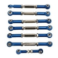 thumbnail image 1 of RC Car Tie Rods, High Accuracy RC Tie Rod Full Set Wear Resisting Excellent Buffering CNC Machining Adjustable Length With Thread For Outdoor Blue,Red,Dark Blue, 1 of 8