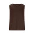 thumbnail image 5 of TAGOLD Mens Summer Round-Neck Tank Top Solid Color Basic Casual Sports Pullover Wear Top, 5 of 5