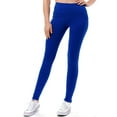 thumbnail image 3 of 2 Pack Women's High Waisted Active Full Leggings With Side Pockets 28"Inseam Yoga Workout Pants, 3 of 5