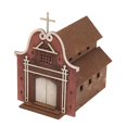 thumbnail image 3 of KLKCMS 1/72 European Architecture 3D Wooden Puzzle Handmade Handicraft Construction Toy, 3 of 9