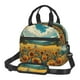 thumbnail image 1 of Easygdp Field Style Bicycle Young Sunflower Caja de Almuerzo para Mujeres y Hombres, Bolsa de Almuerzo Insulada, Bolsas Reutilizables Impermeables para Viajes, Trabajo y Picnics, 1 of 7