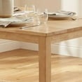 thumbnail image 4 of Kings Brand Furniture - Kurmer 7 Pcs Wood Kitchen Dining Table Set. Table & 6 Chairs, Natural Oak, 4 of 7