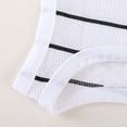 thumbnail image 6 of Bxsruta Women's Ribbed Striped Crop Tank Top Sleeveless Crew Neck Casual Workout Top, 6 of 8