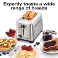 thumbnail image 2 of Hamilton Beach Grille-Pain Professionnel 2 Tranches avec Réglages Bagel, Dégivrage et Réchauffage, Acier Inoxydable (22990), 2 of 2