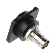 D-Type Double BNC Plug Connector Chassis Panel Mount Adapter o Pa