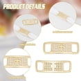 thumbnail image 6 of Charm Shoelace Buckle Golden Cross Pattern Shoe Lace Charm Bling Diamond Locks for DIY Craft Detachable Shoe Jewelry Decorations Sneakers Wedding Shoes Diy Crafts Accessories, 6 of 7