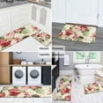 thumbnail image 5 of Pioneer Flower Floral Print Pattern Kitchen Rugs Sets Of 2,Anti Fatigue Kitchen Mat Rugs Non Slip Washable,Decorative Kitchen Floor Mats for Kitchen,Sink,Laundry,17"x30"+17"x47", 5 of 7