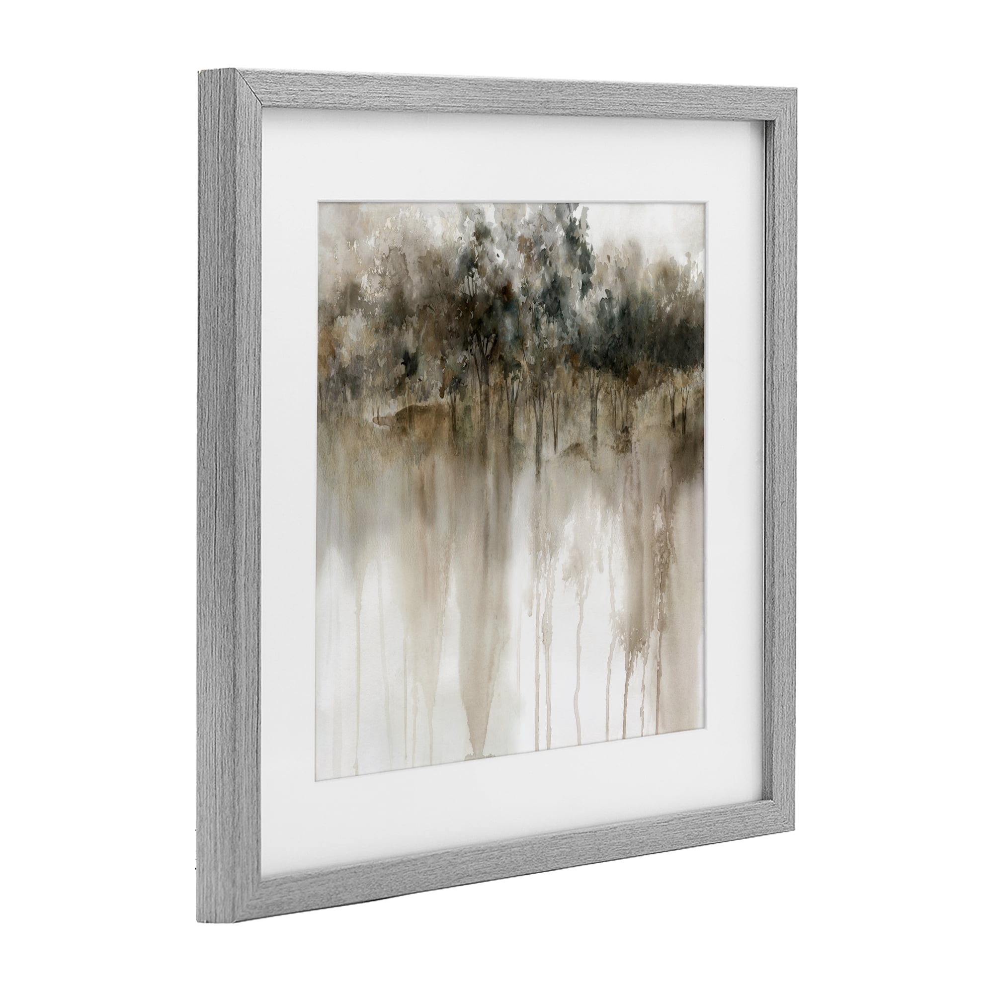 Stupell Industries Forest Edge Illusion Gray Framed Print Under Glass, design by Carol Robinson