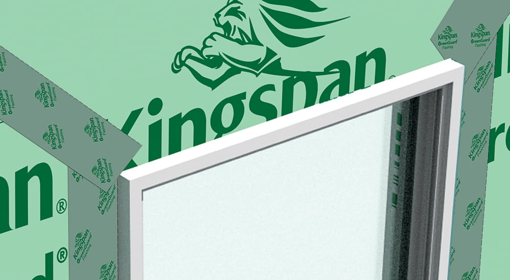 Kingspan GreenGuard Butyl Flashing | 6 in. X 75 Ft. | Insulation Tape | 1 Roll