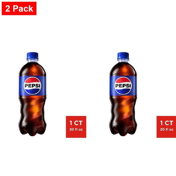Pepsi Cola Soda - 20 fl oz Bottle
