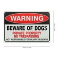 thumbnail image 7 of Beware of Dog Signs for Fence Outdoor Use (2pcs), 7 of 7