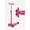 Pink, variant on Micro Kickboard Maxi LED Kids Kick Scooter, 3-Wheel Light-Up Wheels, Adjustable, Ages 5-12