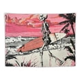 thumbnail image 5 of Chilfamy  Trippy Skull Tapestry Aesthetic Pink Tapestries Ocean Sunset Wall Tapestry Summer Holiday Tapestry Wall Hanging Sea Landscape Tapestry for Bedroom, Home Decor 40x30inch, 5 of 6