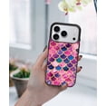 thumbnail image 5 of WIRESTER Shockproof Soft Rubber Cover Case for Apple iPhone 17 Pro 6.3" 2025, Pink Mermaid Scales, 5 of 5