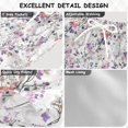 thumbnail image 2 of FORMRS Boys Swim Trunks Quick Dry Mesh Lining Beach Boardshorts, Sizes XS-XL, Purple Wildflowers, 2 of 7