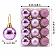 thumbnail image 2 of Christmas Ball Ornaments Shatterproof Christmas Decorations Tree Balls for Tree Ornaments Holiday Wedding Party Decoration, Light Purple, 2 of 7