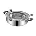 thumbnail image 2 of Lipstore Rotating Hotpot Pot Cookware Chinese Stockpot for Restaurant Household Pasta A, 2 of 8