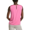 thumbnail image 2 of Theory womens  Silk Straight Shell, s, Pink, 2 of 3