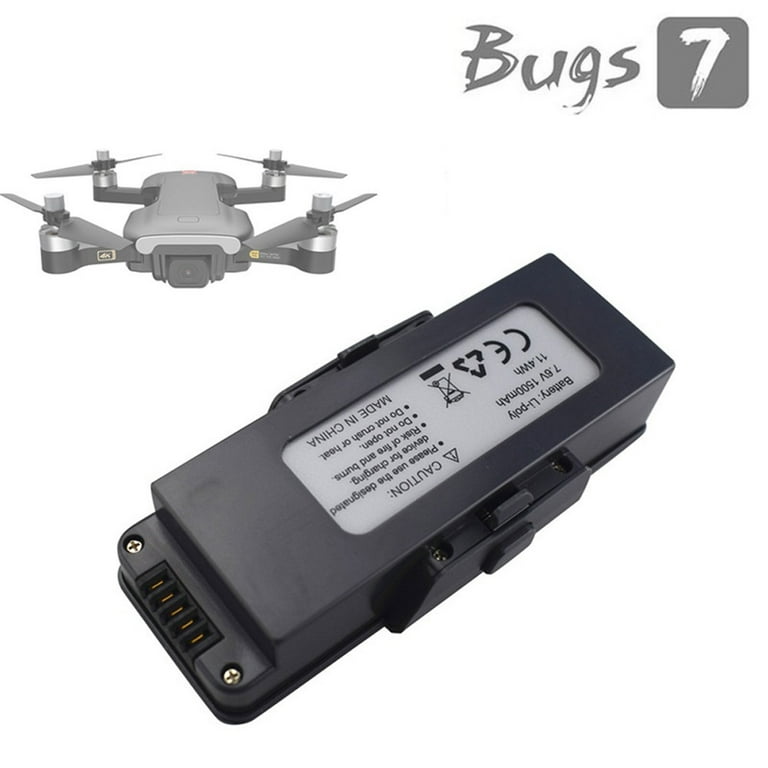 AaSFJEG Outdoor Toys for Boys 4 6 7.6V 1500Mah Lithium Battery for Mjx Bugs 7 B7 Rc Quadcopter Spare Parts