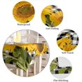 thumbnail image 6 of Rectangle Tablecloth Waterproof for Kitchen, Rustic Farm Sunflower Black and White Buffalo Plaid Polyester Wrinkle Textured Tablecloths, Indoor/Outdoor Decor Desktop Protectors Tablecloths, 60"x102", 6 of 6