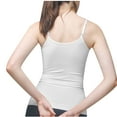 thumbnail image 4 of Lindreshi Camisole Tops for Women 2024 Women's Solid Color Shaping and Belly Tightening Seamless Body Strap Round Neck Vest, 4 of 5