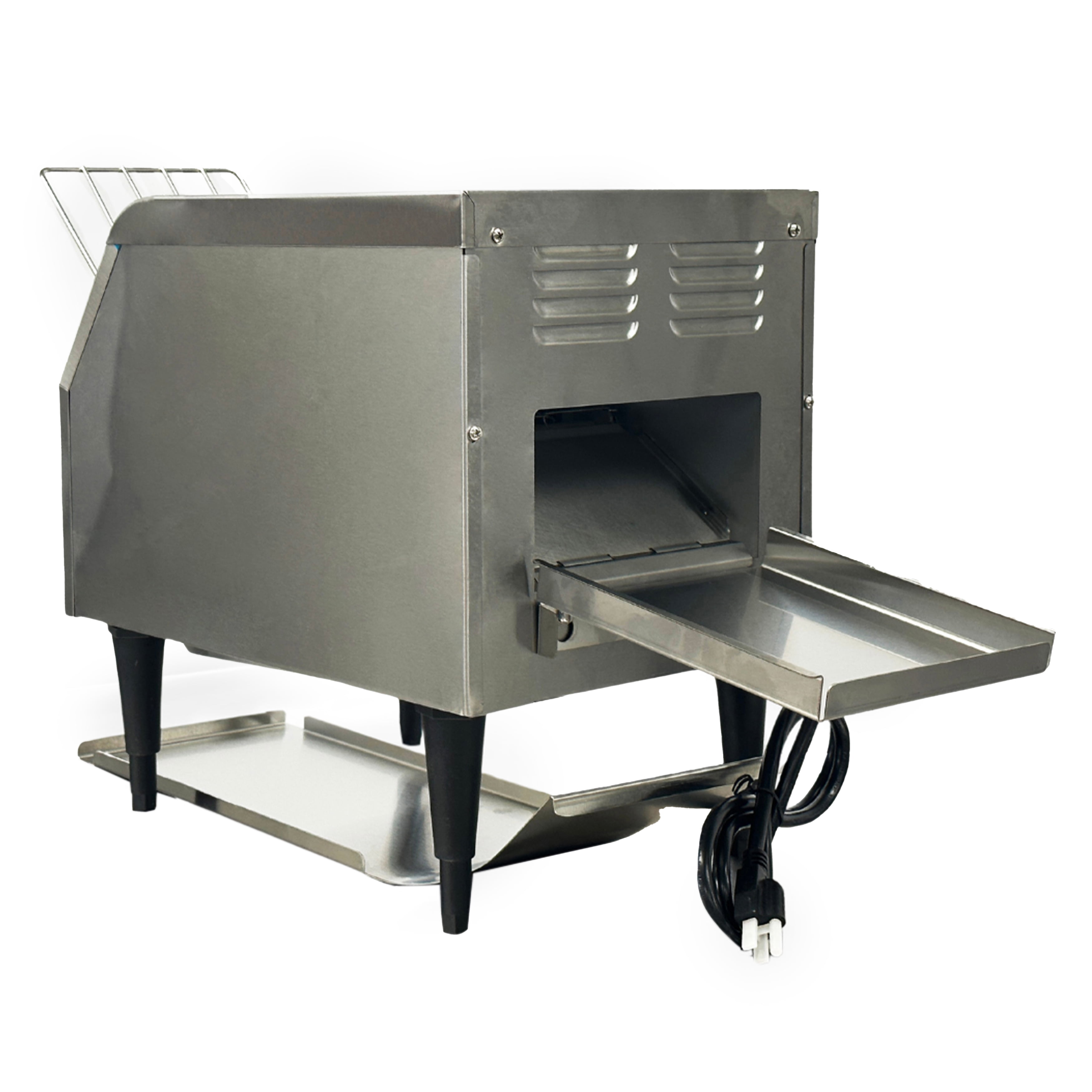 1340W Commercial Conveyor Toaster, Stainless Steel Toasters Countertop Electric Toster