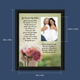 thumbnail image 2 of Mother In Law Gifts from Daughter In Law, Mother of the Groom Gifts from Bride, Birthday Gifts for Mother in Law, Gifts for In laws, Future Mother-In-Law Framed Poem, 5002B, 2 of 8
