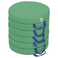 thumbnail image 1 of SoftZone® Round Floor Cushion with Handle 6-Piece - Green, 1 of 2