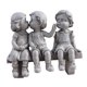 thumbnail image 2 of Estatua decorativa de jardín, figura en miniatura, arte artesanal, adorno decorativo para exteriores, estatua de niños para patio, porche y, 2 of 9