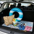 thumbnail image 2 of XYZCANDO Cute Penguin Car Trunk Mat 29" x 39", All-Weather Waterproof Cargo Liner with Non-Slip Backing, Easy-Clean Stitched Edge Protector for SUVs, Sedans and Trucks, 2 of 7