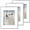 aluminum frame|16x20 Mat to 11x14, variant on 16x20 Aluminum Picture Frame - Silver Metal Wall Mount with Mat for 11x14 Photo - Modern Style Set of 3