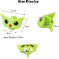 thumbnail image 3 of 4 Pcs Pencil Grips Pen Grips For Children Kids Pencil Holder Owl Writing Aid Grip For Preschooler Writing Posture Correction Practice Training (random, 3 of 3