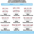 thumbnail image 3 of Kit de 12 contenedores Herméticos de vidrio Brandtrendy Rojo, 3 of 5