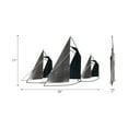 thumbnail image 4 of Sailboat Room Decor Wall Art for Coastal Home Decor - Metal Wall Art Bedroom Accent for Living Room and Bathroom Art Display - Modern Hanging Wall Decor for Home Decor Accents - 17", Blue, 4 of 10