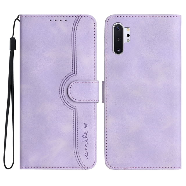 Compatible avec Samsung Galaxy Note 10 Plus Étui Portefeuille en Cuir PU Premium avec Couverture Magnétique Intégrée
