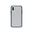 thumbnail image 2 of Lifeproof SLAM Series Case for iPhone X/XS (ONLY) - Retail Packaging - Varsity (Clear/Blue/Red), 2 of 9