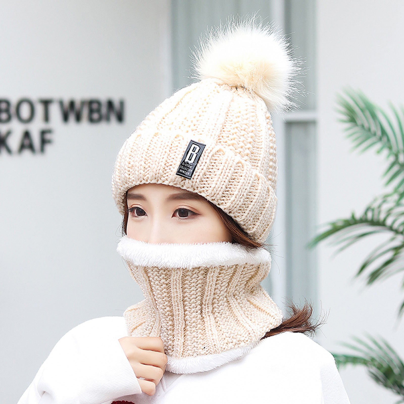 New Fashion Scarf Hat Set For Men And Women Letter Printed Cap With Pop  Design From Fashion_store128, $37.97