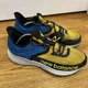 thumbnail image 2 of New Balance ROAV Black Blue and Yellow Fresh Foam Trail Sneakers Mens Size 10M, 2 of 6