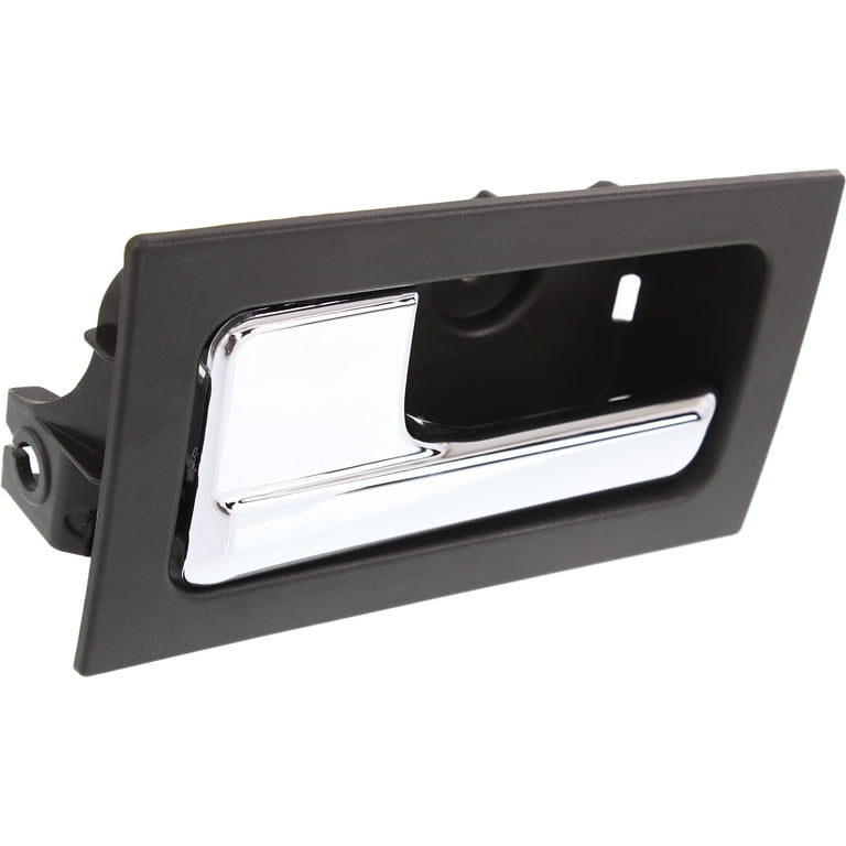 Set Of 4 Interior Door Handles For 2009-2014 Ford F-150 – Gray Bezel With Chrome Lever