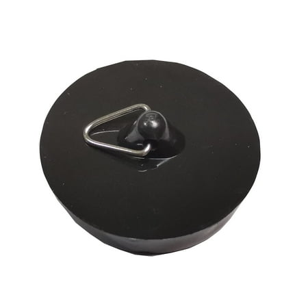 

Tub Stopper Silicone Drain Plug Hair Stopper Flat Suction Cover for Kitchen Bathroom and Laundry Accessories Black